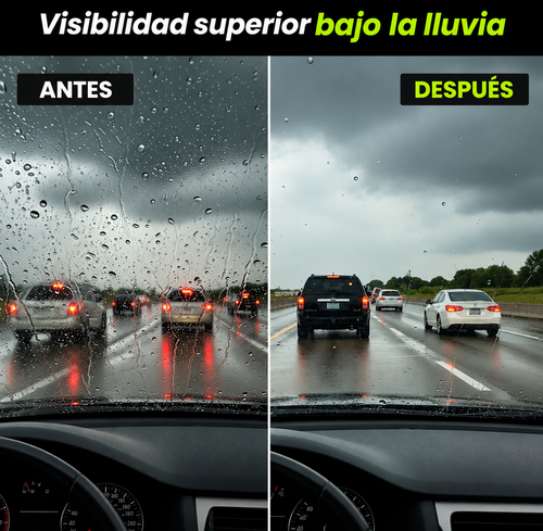 DRIVEXA™ – Visibilidad superior bajo la lluvia